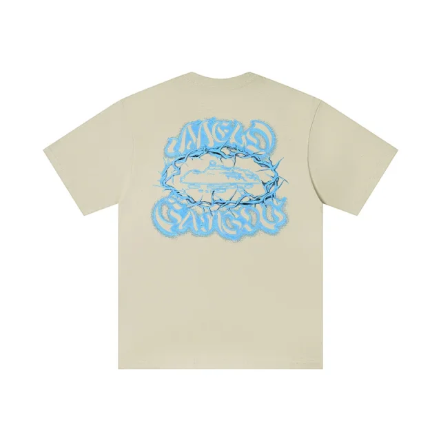 Unbranded T-Shirts Short-Sleeve Crewneck T-Shirt with Car Graphic product detail image 7