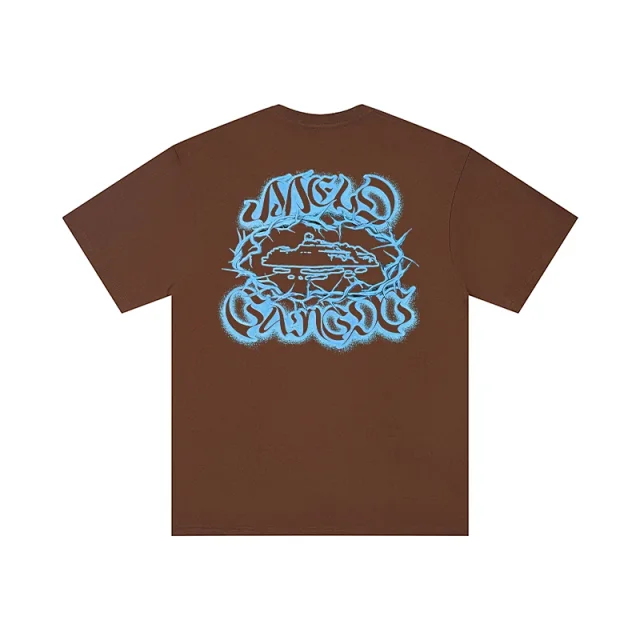 Unbranded T-Shirts Short-Sleeve Crewneck T-Shirt with Car Graphic product detail image 17