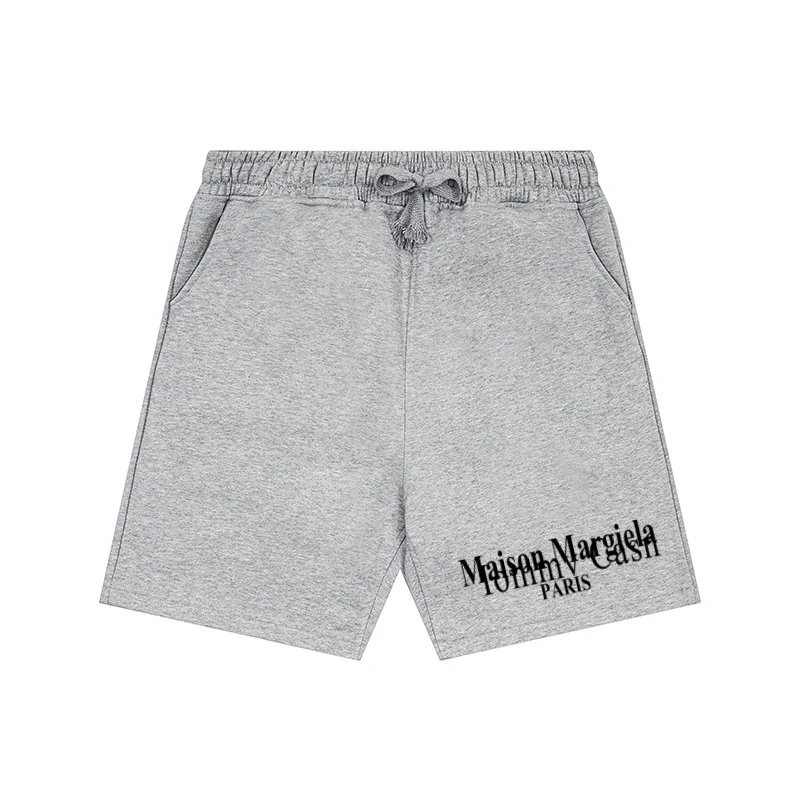 Maison Margiela Shorts Drawstring with numeric graphic print — 11