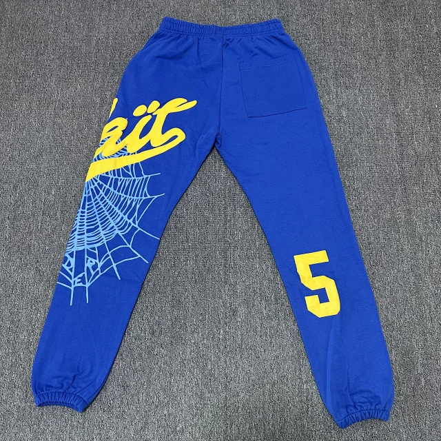 Sp5der Trousers Graphic straight-leg sweatpants product detail image 7