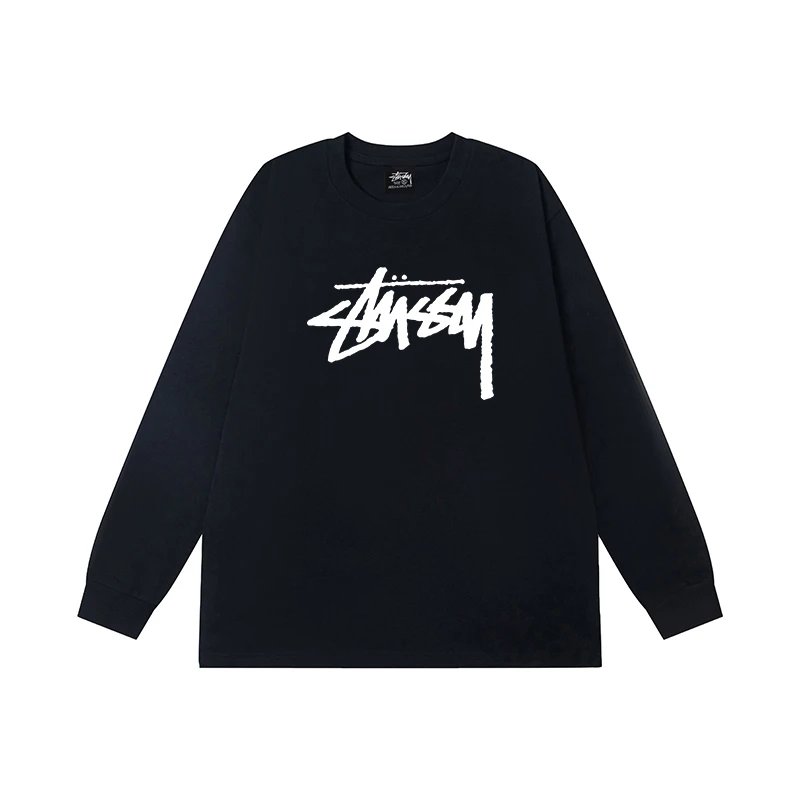 Stüssy T-Shirts Long-Sleeve Crewneck Graphic T-Shirt — 23