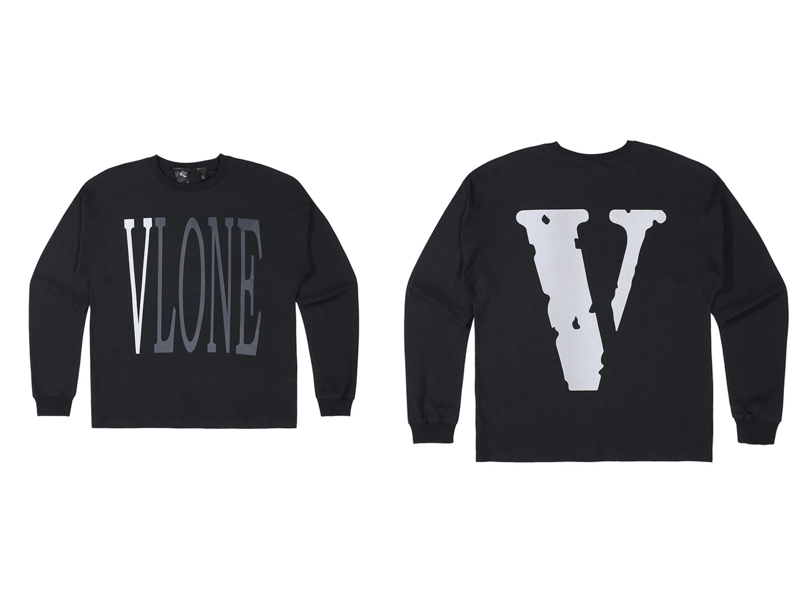 Vlone Friends - Green Logo Long Sleeve T-Shirt - 11