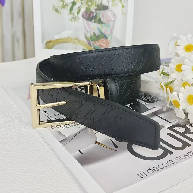 Montblanc Belts DX134-1 Embossed Logo Buckle Belt product detail image 10
