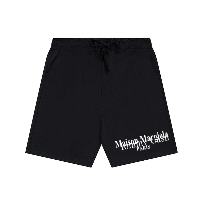 Maison Margiela Shorts Drawstring with numeric graphic print — 10