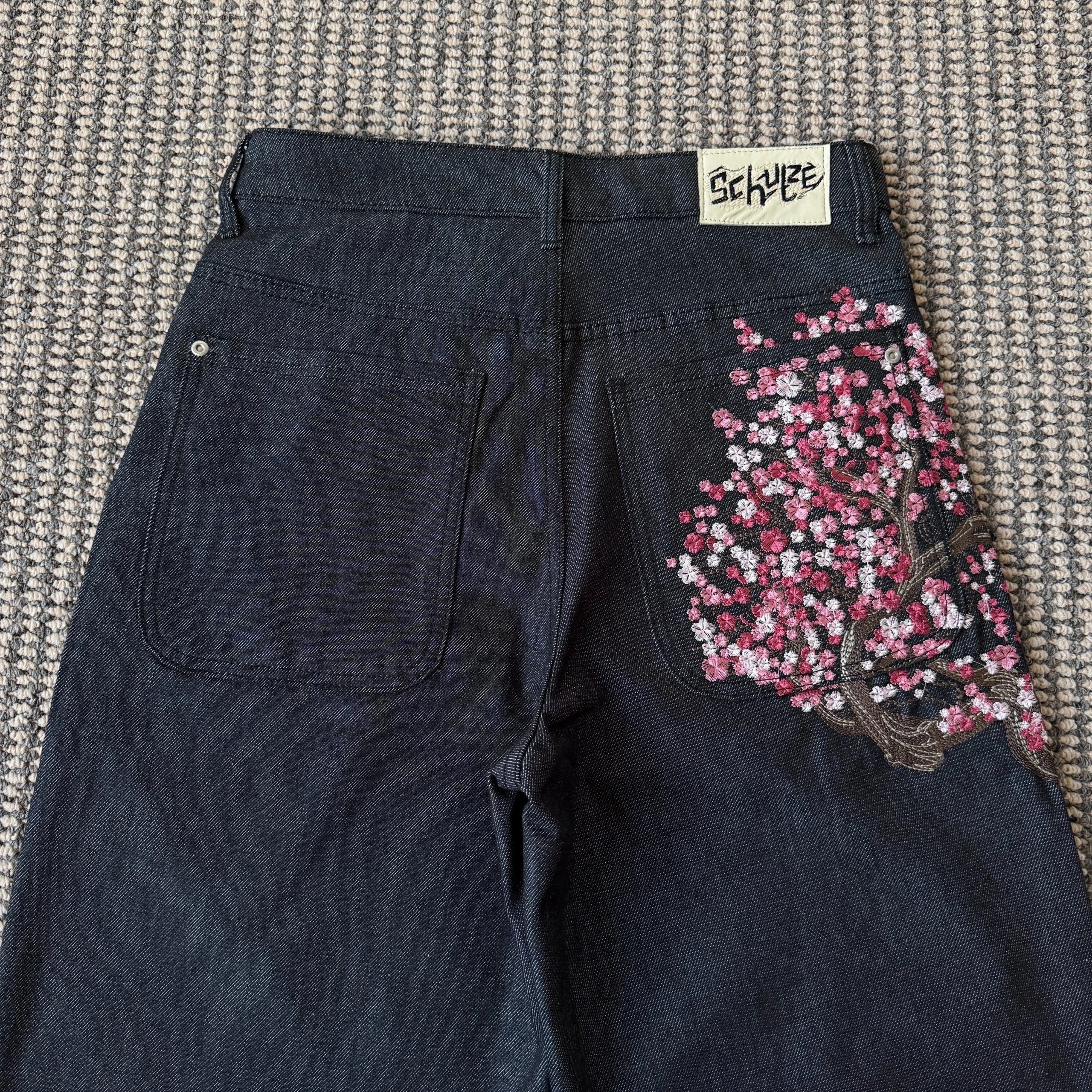 Dior Oblique Embroidered Wide-Leg Jeans Light Wash - 5