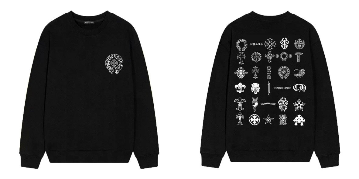 Design Splatter Circle Graphic White Hoodie - 12