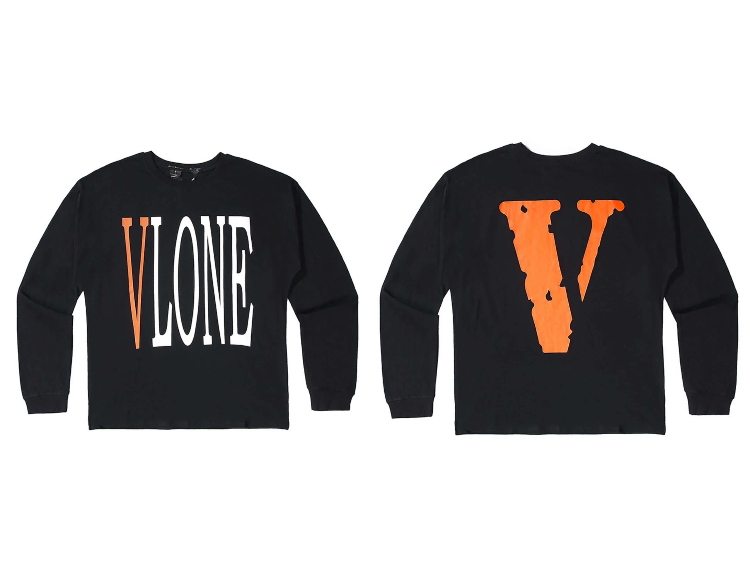 Vlone Friends - Green Logo Long Sleeve T-Shirt - 7