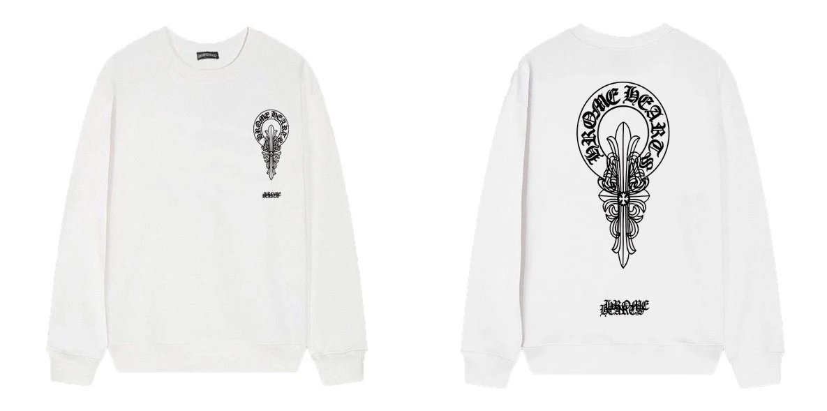 Design Splatter Circle Graphic White Hoodie - 10