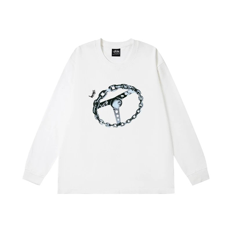 Stüssy T-Shirts Long-Sleeve Crewneck Graphic T-Shirt — 22