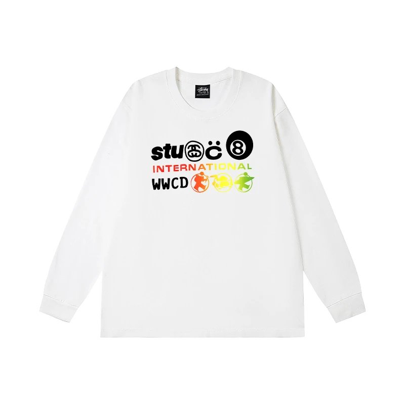 Stüssy T-Shirts Long-Sleeve Crewneck Graphic T-Shirt — 20