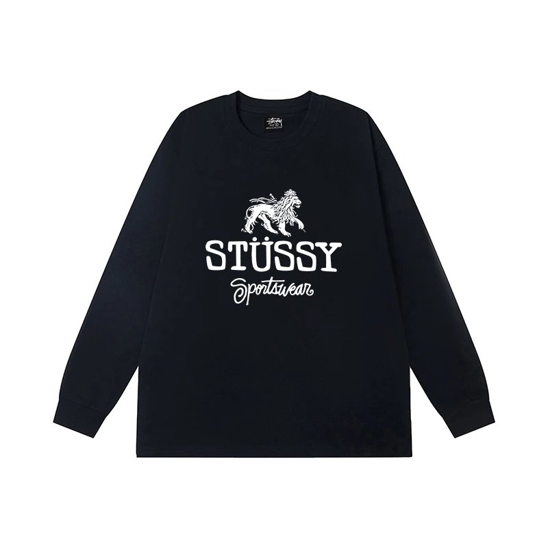 Stüssy T-Shirts Long-Sleeve Crewneck Graphic T-Shirt — 15