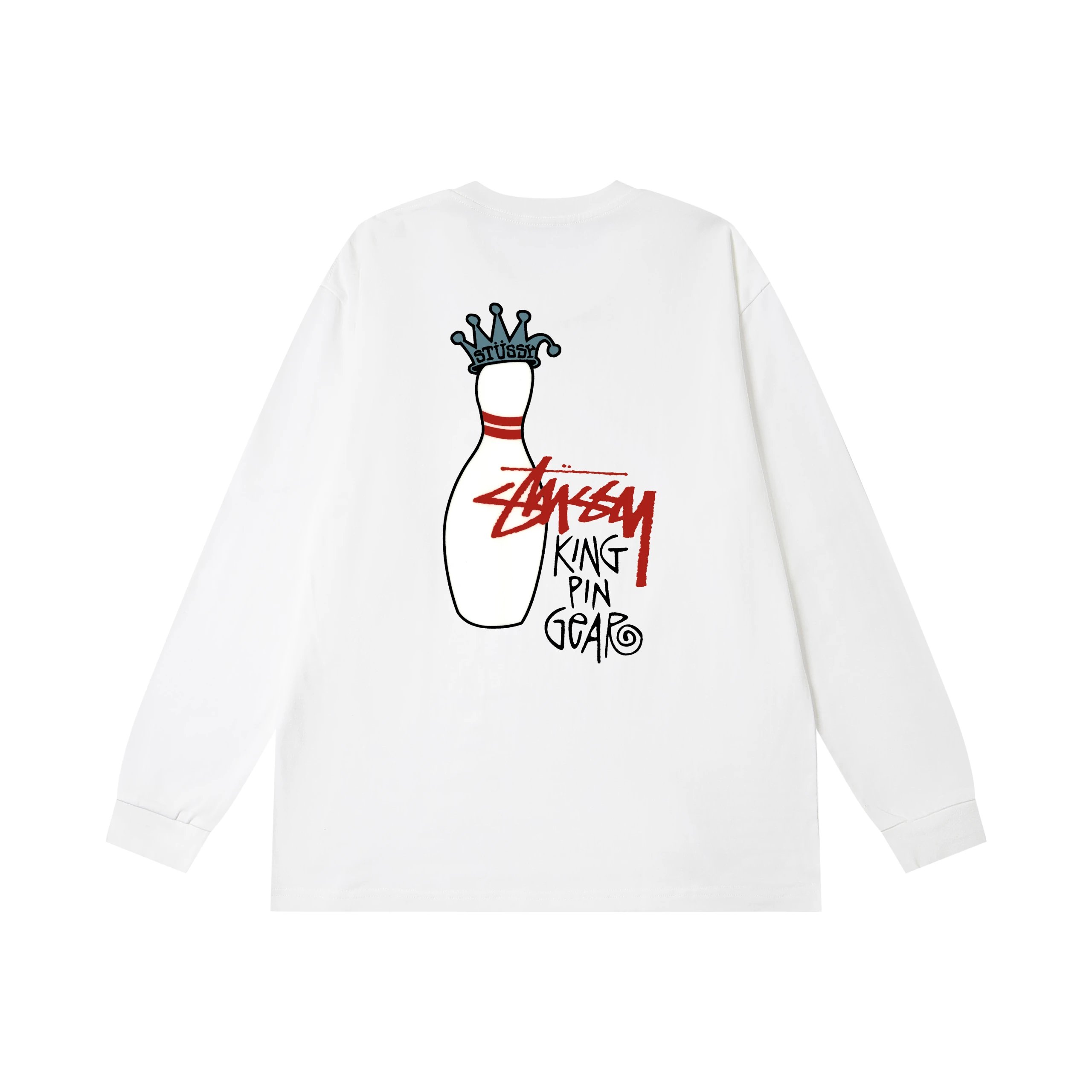 Stüssy T-Shirts Long Sleeve Graphic T-Shirt — 40