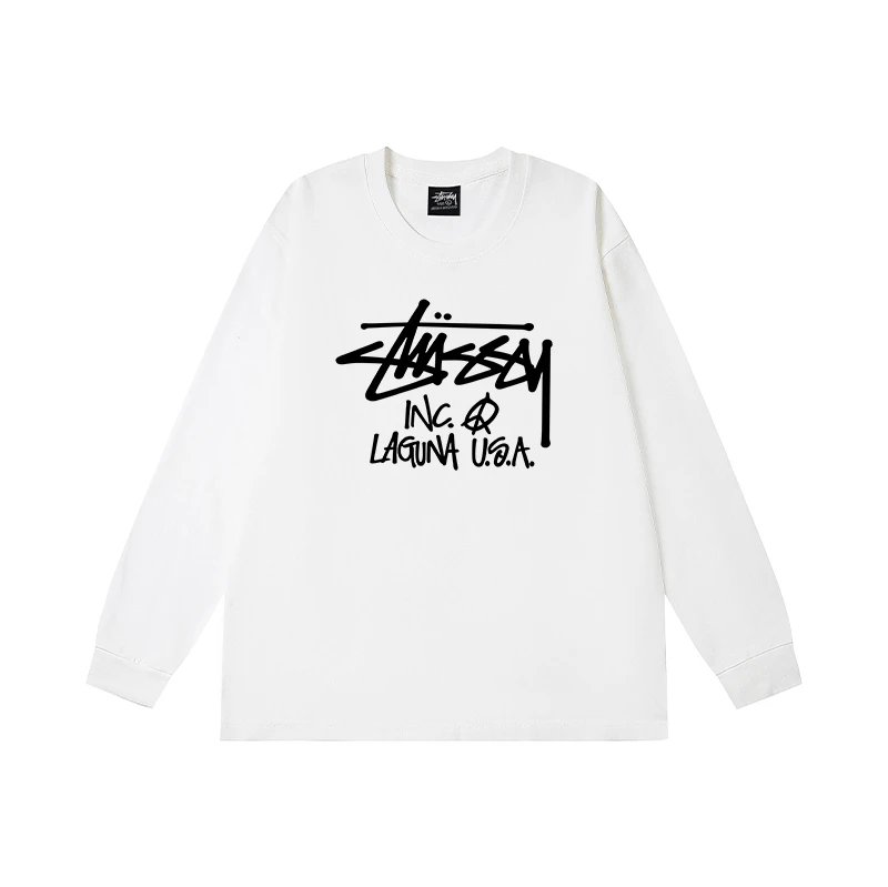 Stüssy T-Shirts Long-Sleeve Crewneck Graphic T-Shirt — 26