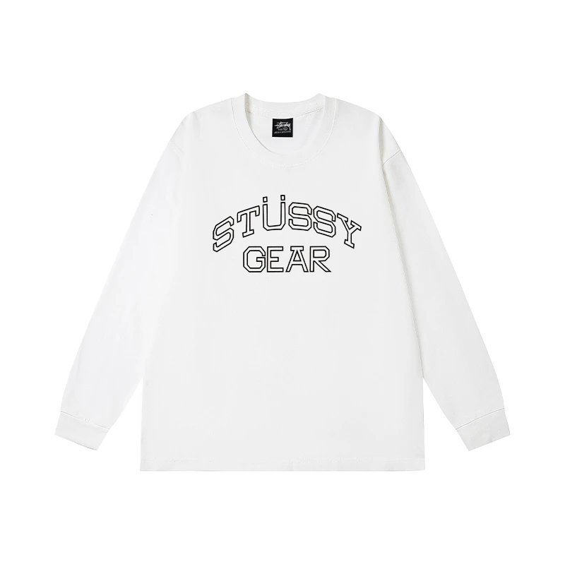 Stüssy T-Shirts Long-Sleeve Crewneck Graphic T-Shirt — 18