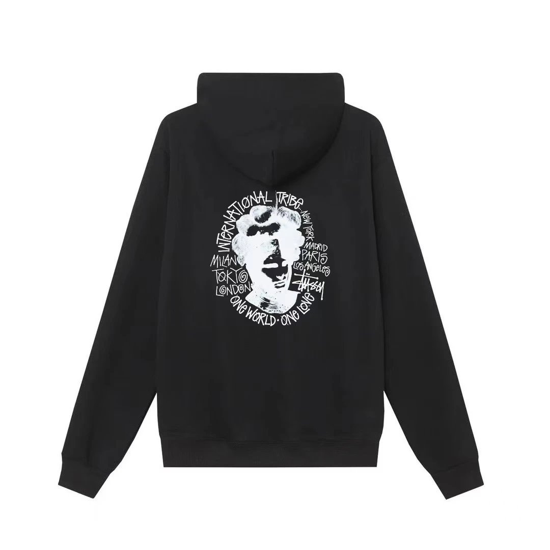 Stussy Skull & Floral Hoodie Black - 9