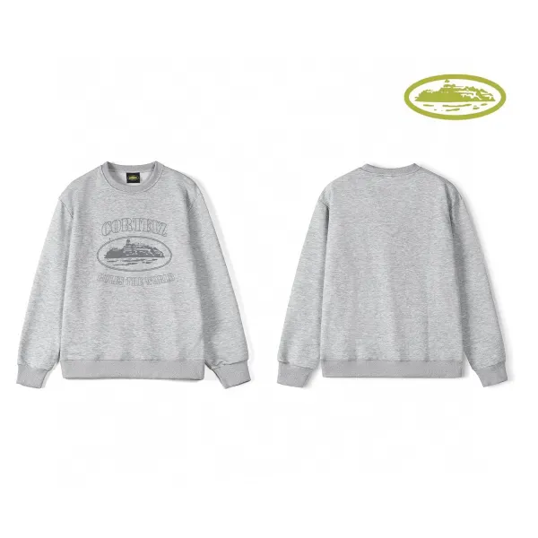 Corteiz Rules The World Gray Hoodie - 1