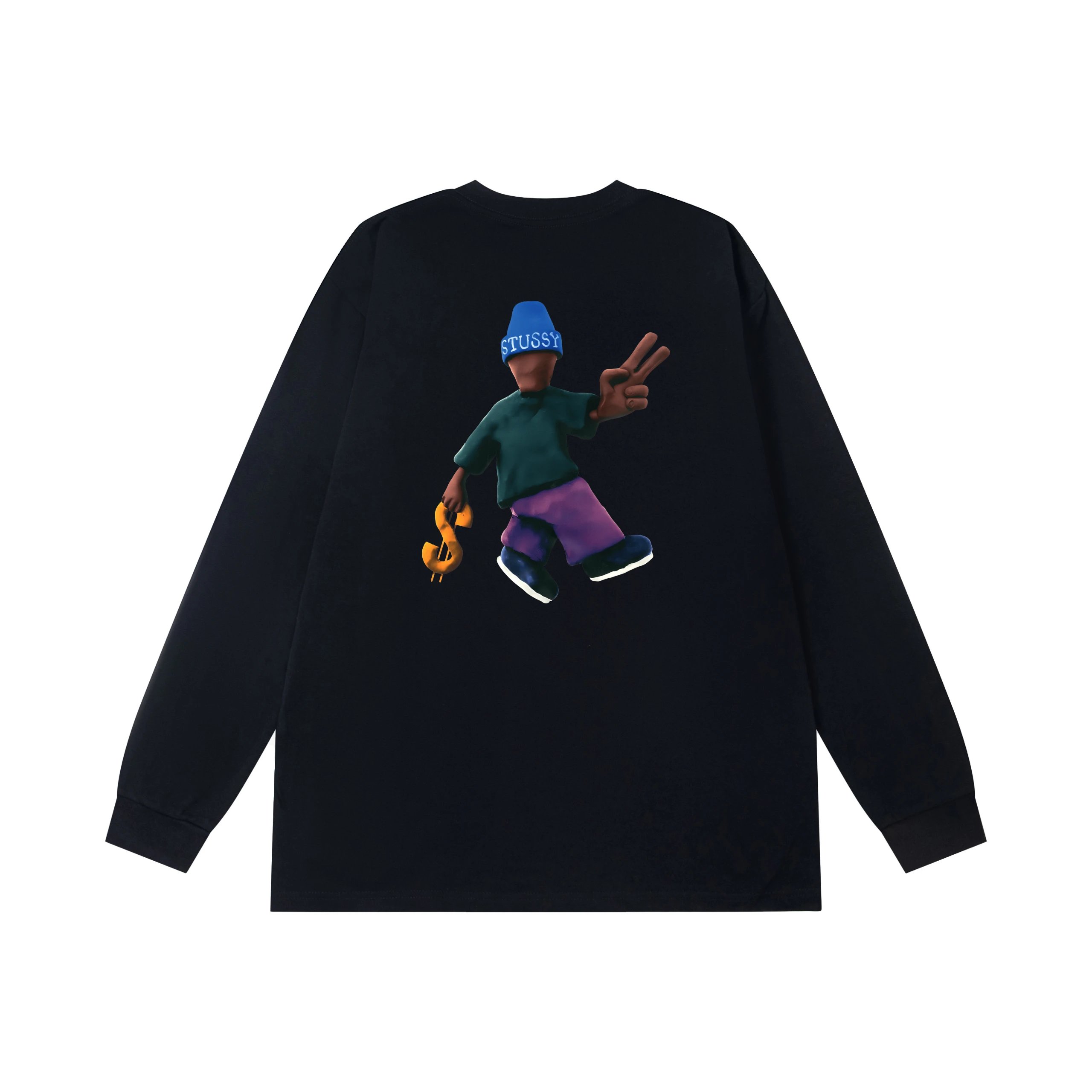 Stüssy T-Shirts Long Sleeve Graphic T-Shirt — 5