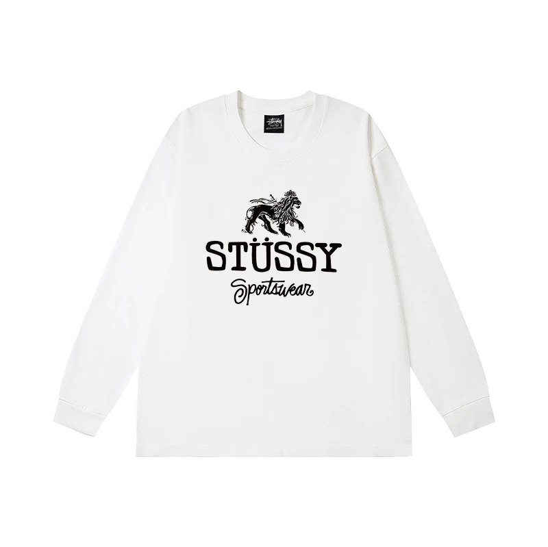 Stüssy T-Shirts Long-Sleeve Crewneck Graphic T-Shirt — 16