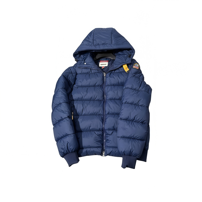 [DX446] New Men's Hooded Thickened Padded Jacket Windproof Warm Coat