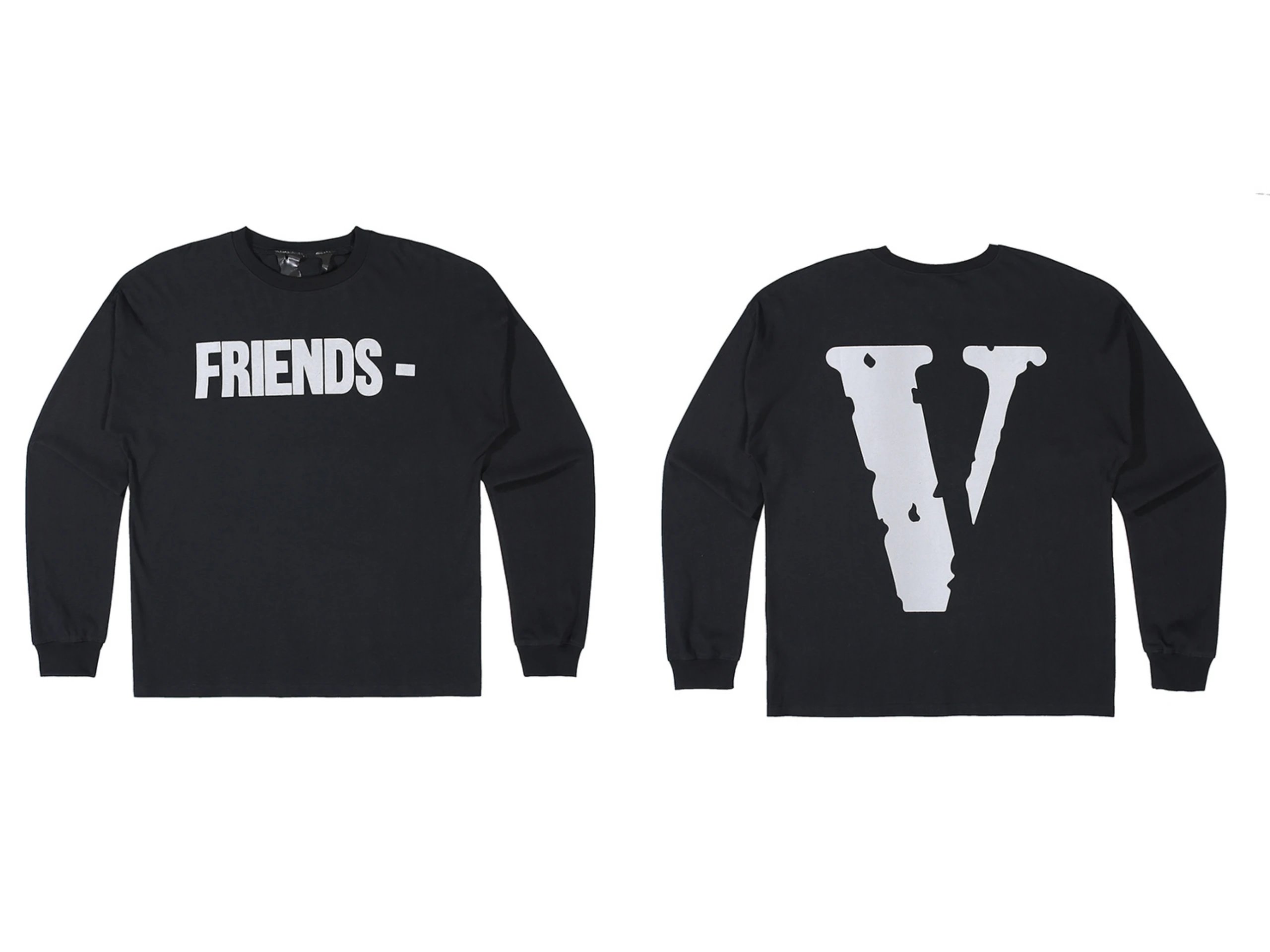 Vlone Friends - Green Logo Long Sleeve T-Shirt - 12