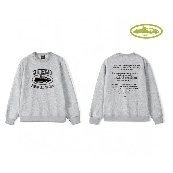 Design C Star Logo White Crewneck Sweatshirt Hoodie - 10