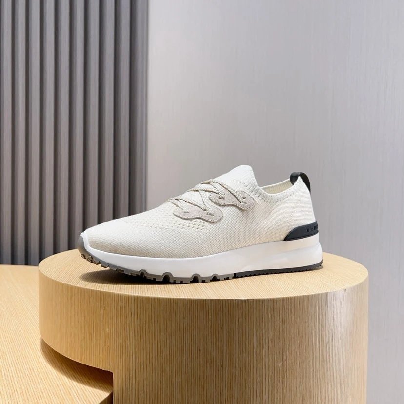 Brunello Cucinelli Knitted Lace Up Sneakers 9+ colorways [Premium Quality] foto 4
