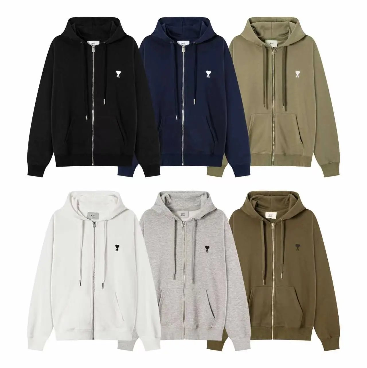Ami Zipper Hoodie