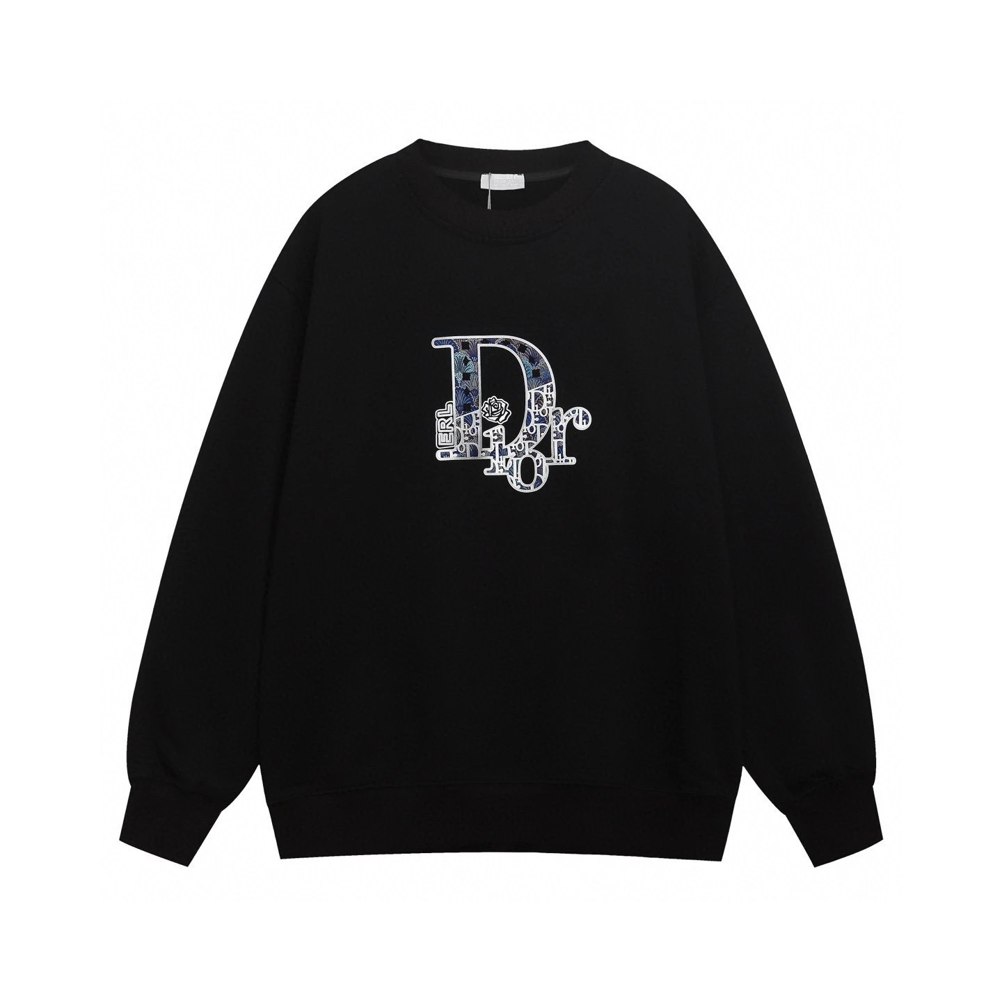 Dior Oblique Logo Print White Hoodie - 9