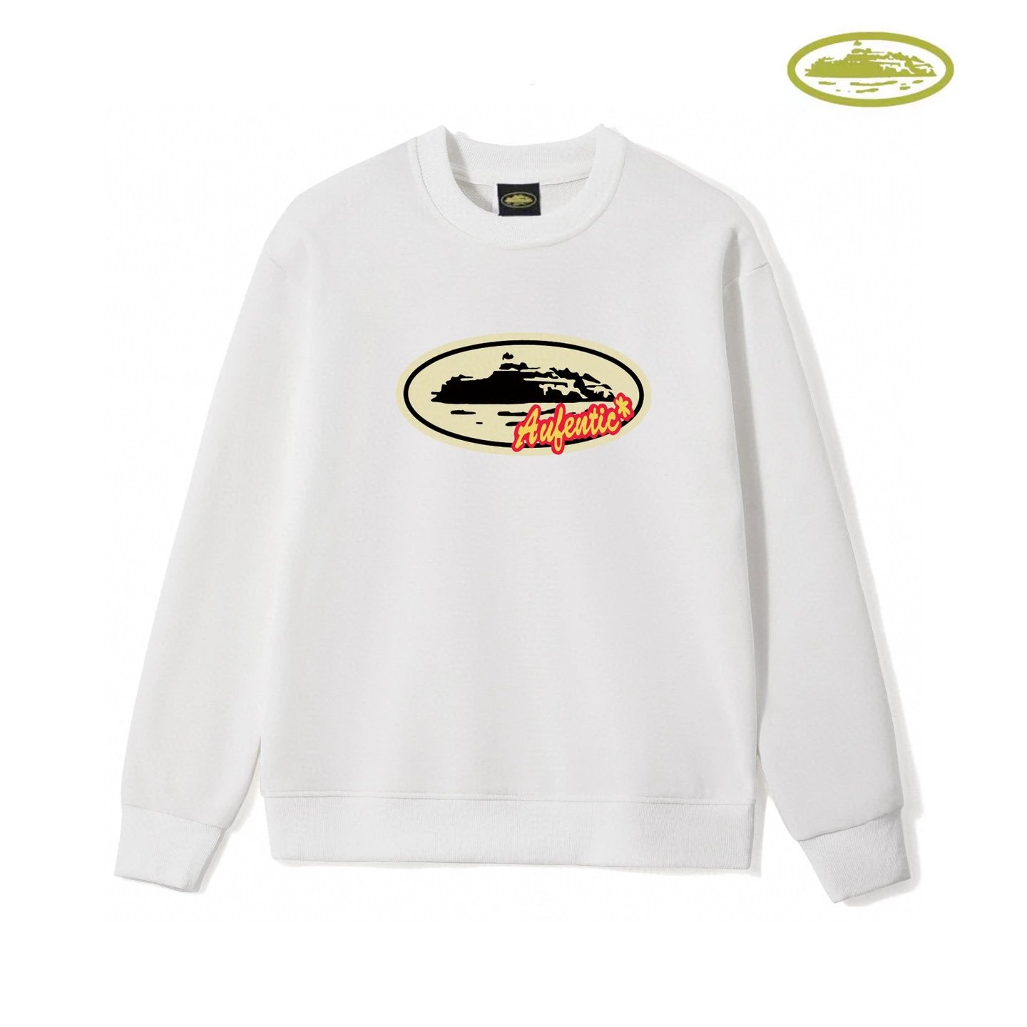 Design Autentic Oval Logo Heather Gray Hoodie - 12