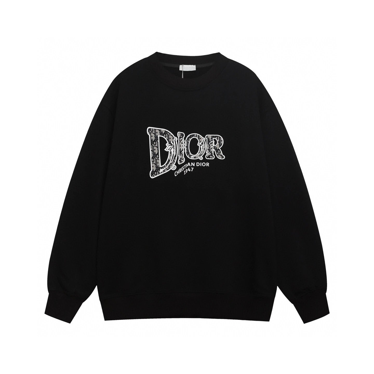Dior Oblique Logo Print White Hoodie - 10