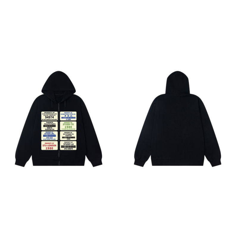 Stussy Zipper Hoodie