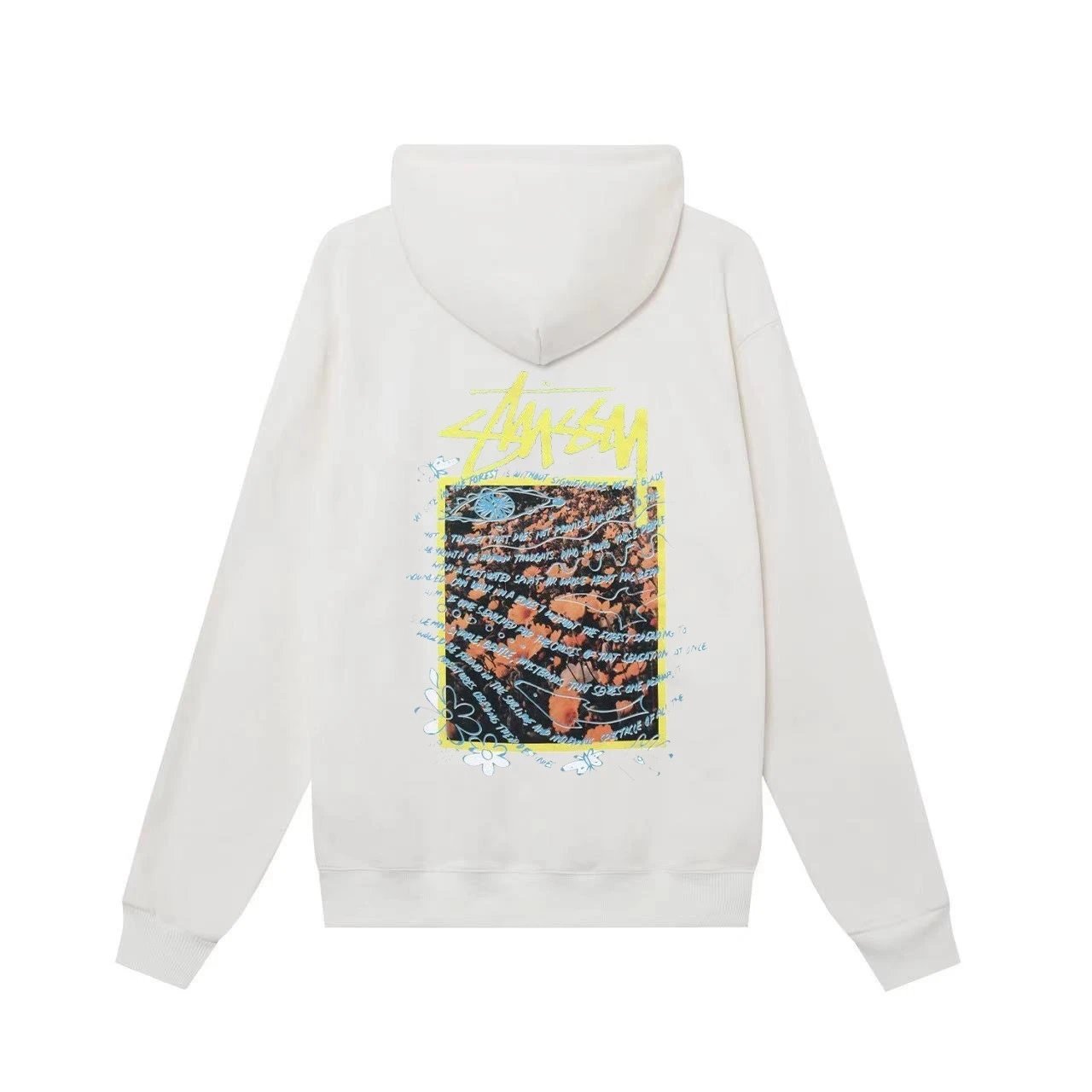 Stussy Skull Floral Hoodie Black - 11