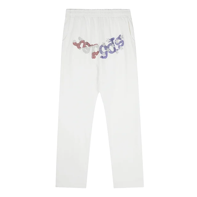 Sp5der Trousers Graphic straight-leg sweatpants product detail image 3