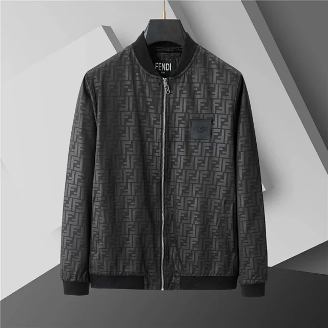 Dior Jackets Monogram zip-up bomber jacket product detail image 5