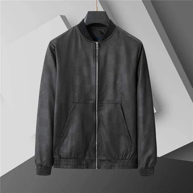 Dior Jackets Monogram zip-up bomber jacket product detail image 6