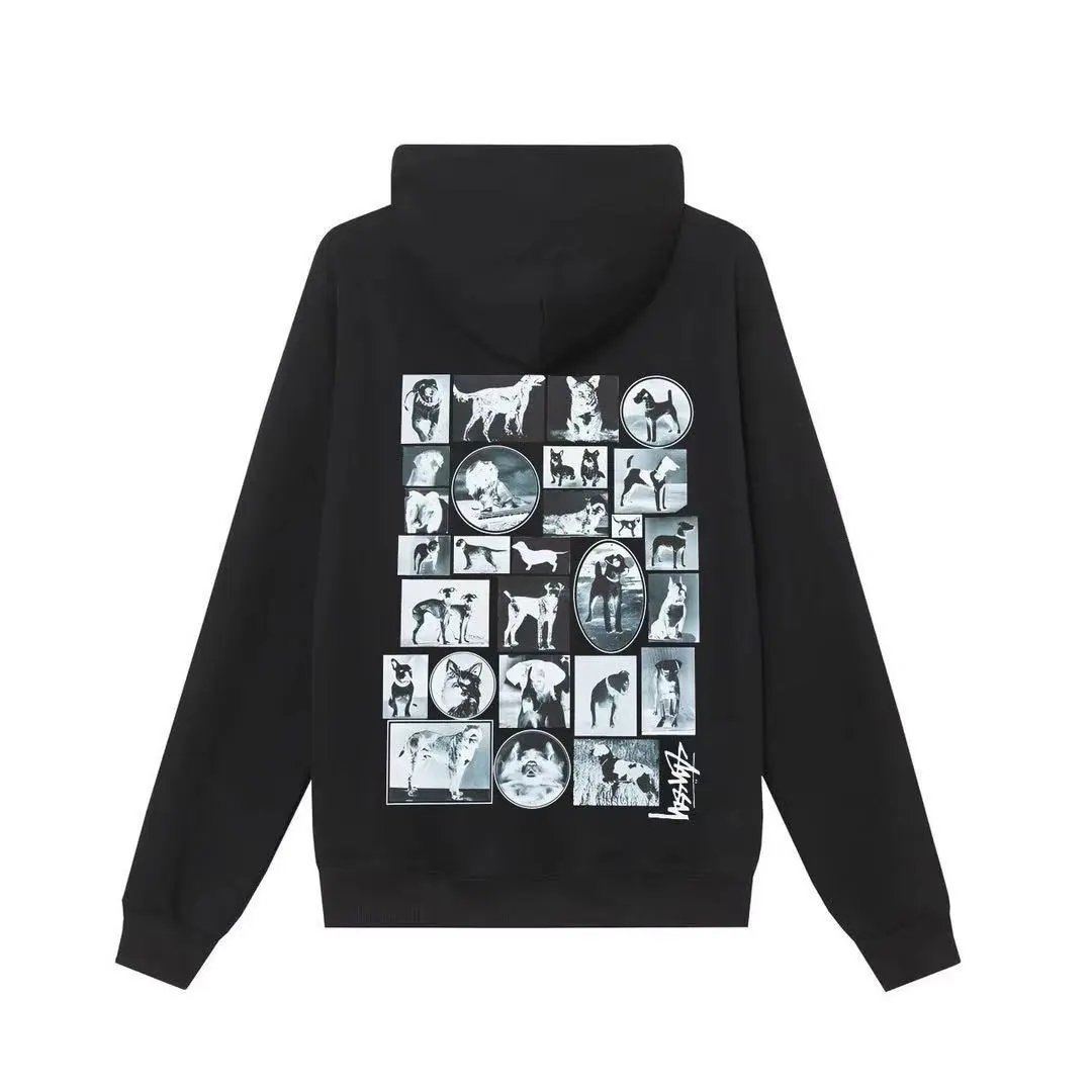Stussy Skull & Floral Hoodie Black - 6