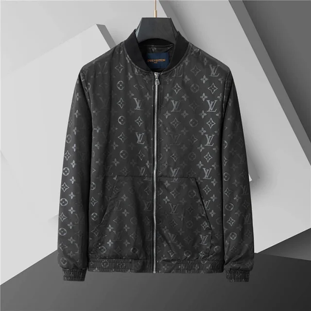 Dior Jackets Monogram zip-up bomber jacket product detail image 2