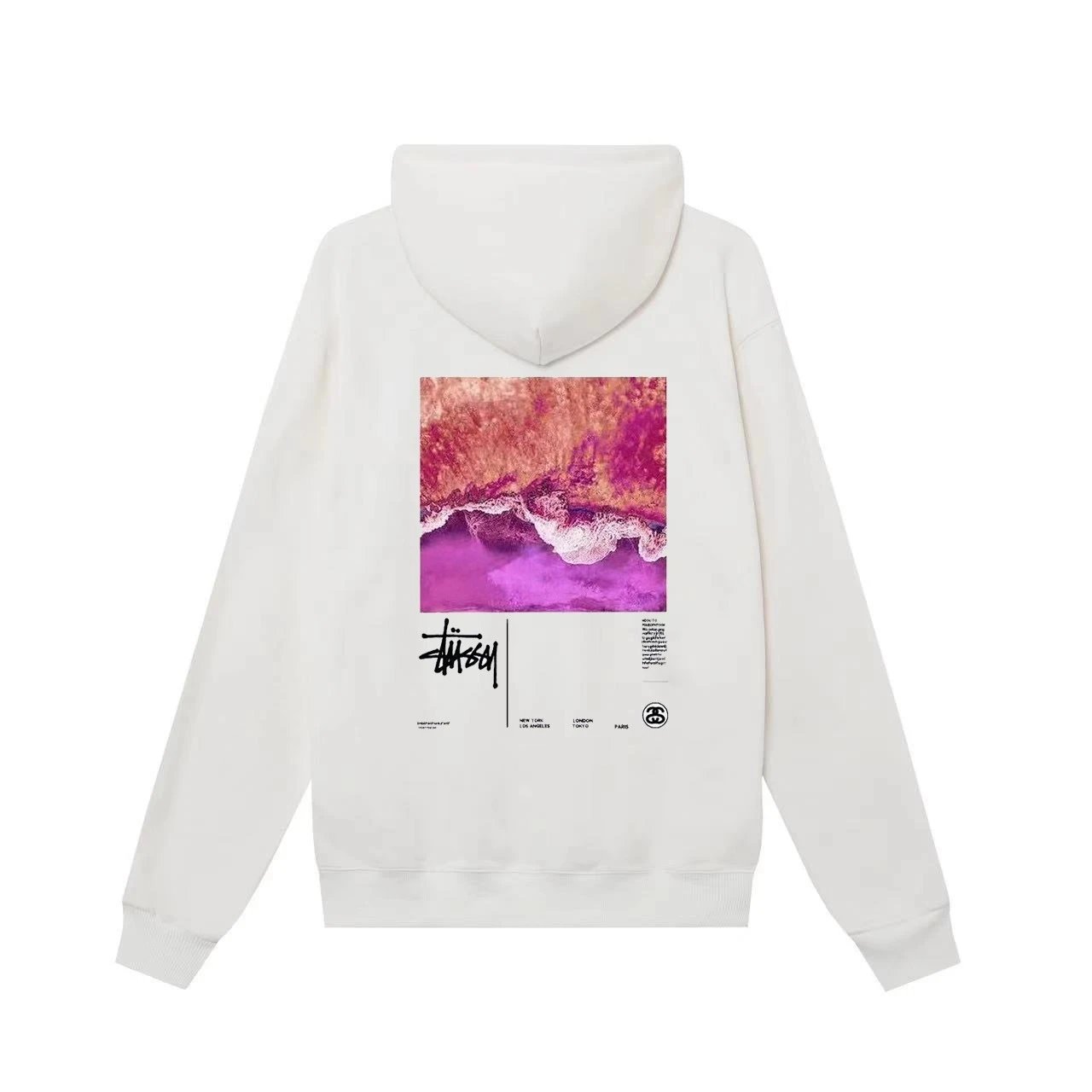 Stussy Skull Floral Hoodie Black - 10
