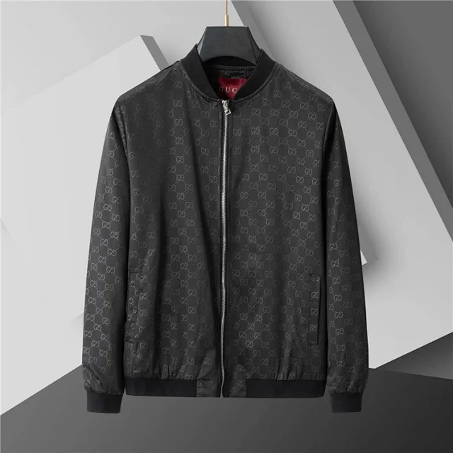 Dior Jackets Monogram zip-up bomber jacket product detail image 3
