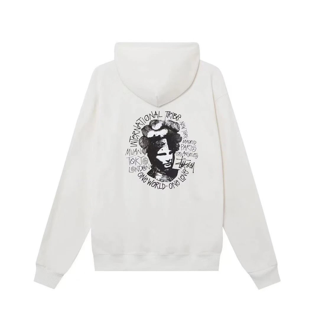 Stussy Skull & Floral Hoodie Black - 11