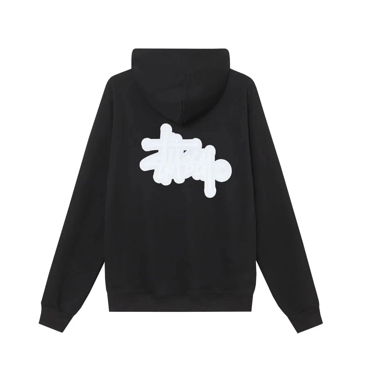 Stussy Logo Hoodie Black - 8