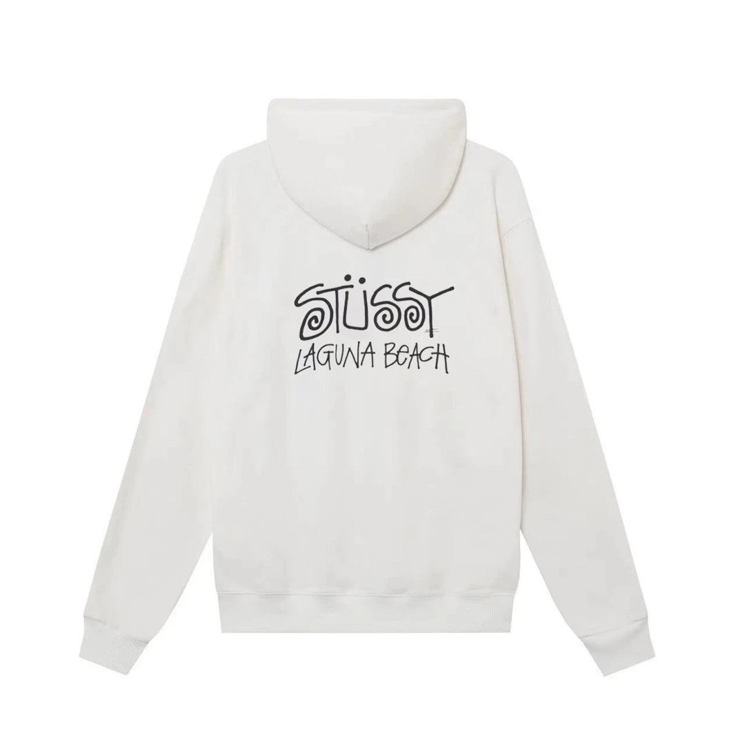 Stussy Logo Hoodie Black - 11