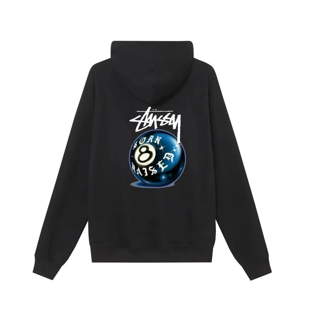 Stussy Skull & Floral Hoodie Black - 12