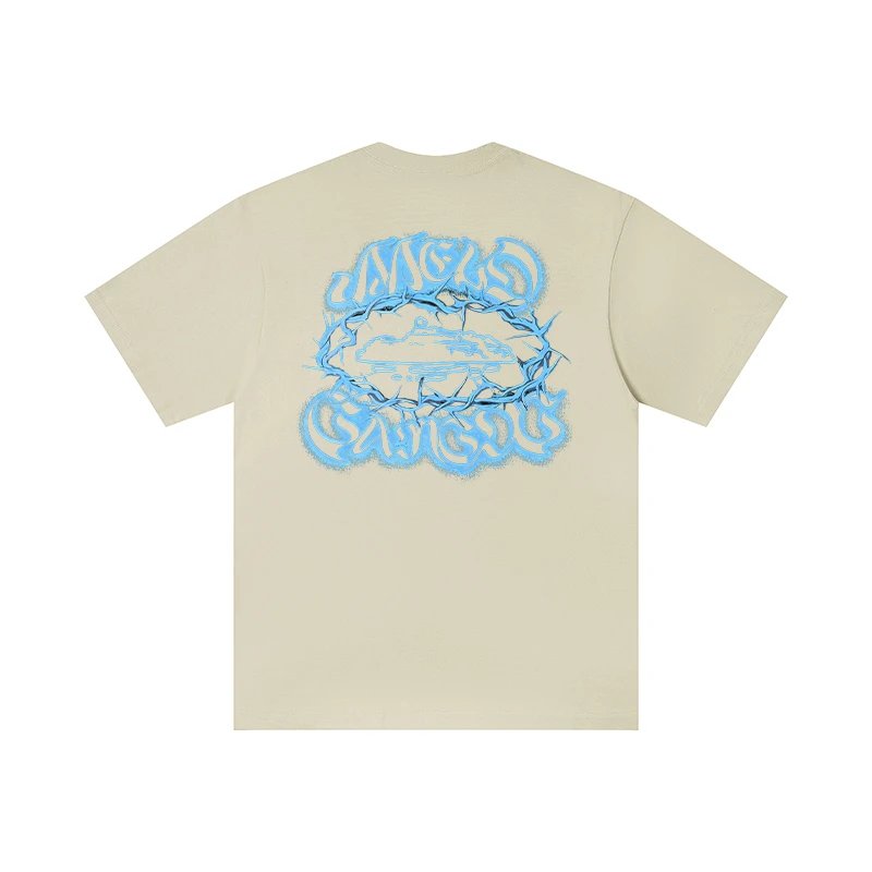 Unbranded T-Shirts Short-Sleeve Crewneck T-Shirt with Car Graphic image 6