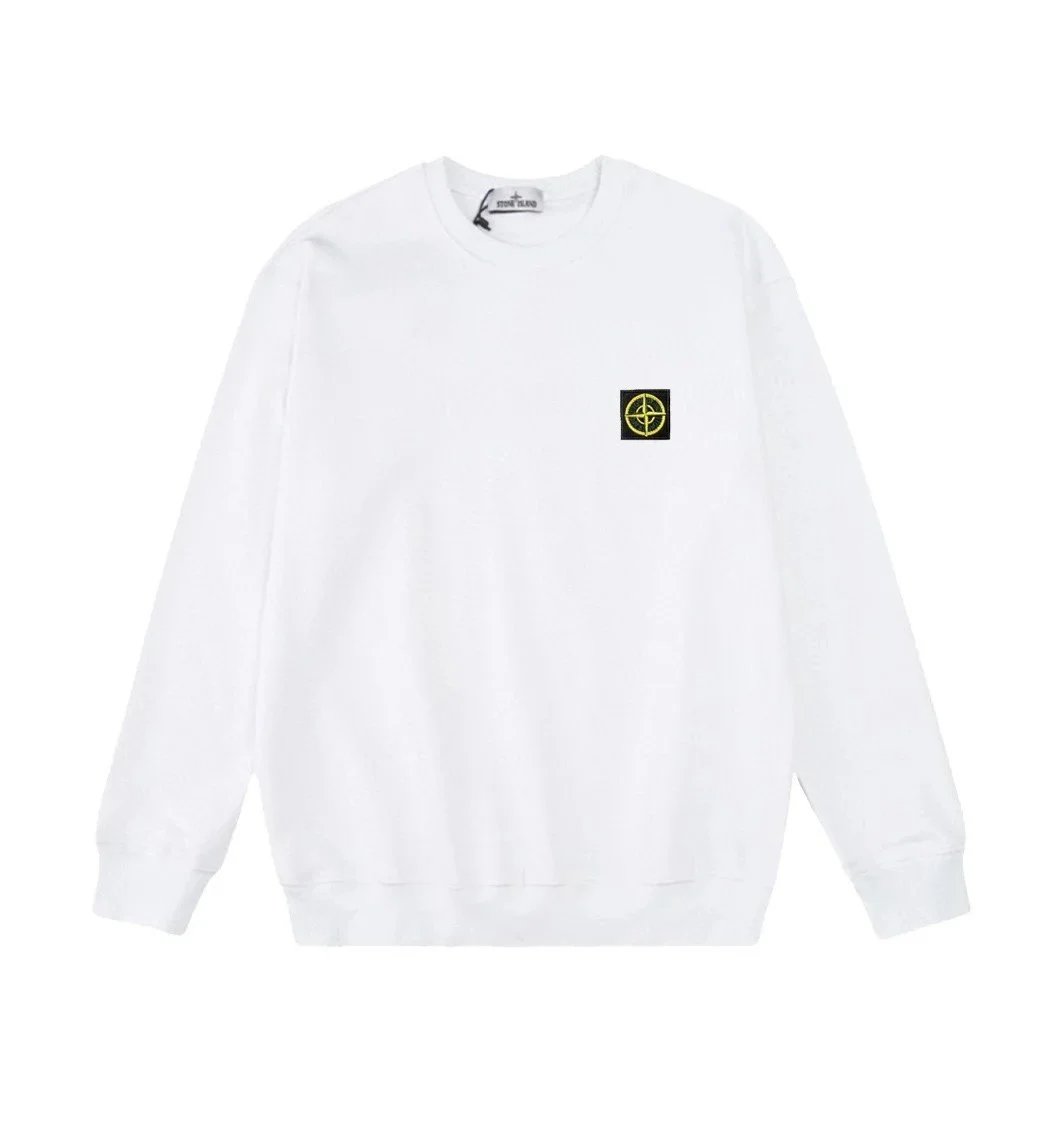 Stone Island Eclipse Print Crewneck Sweatshirt White - 20