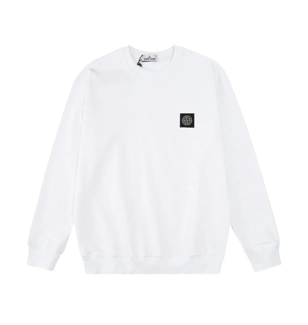Stone Island Eclipse Print Crewneck Sweatshirt White - 22