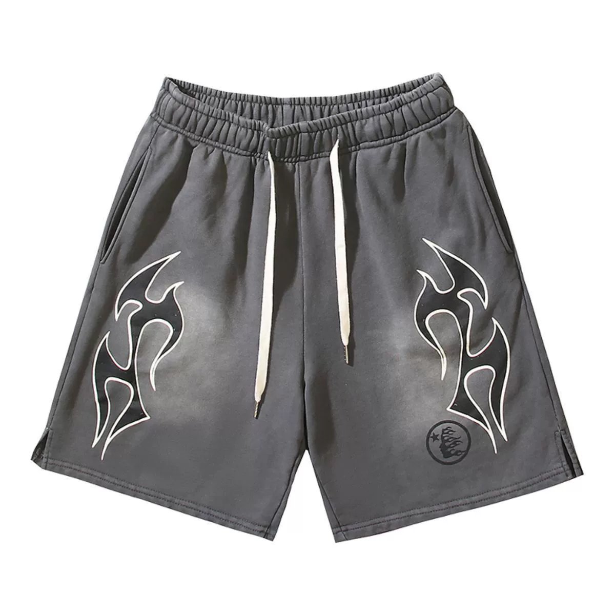 gray shorts