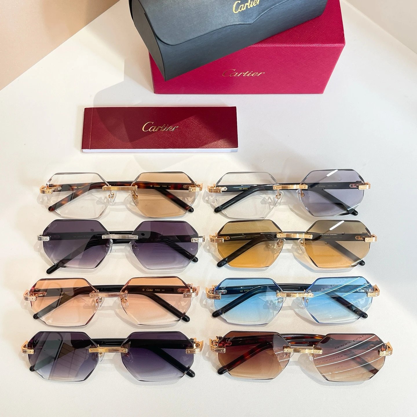 Cartie* Model CT0781S Size 145 Sunglasses with Photochromic Lenses
