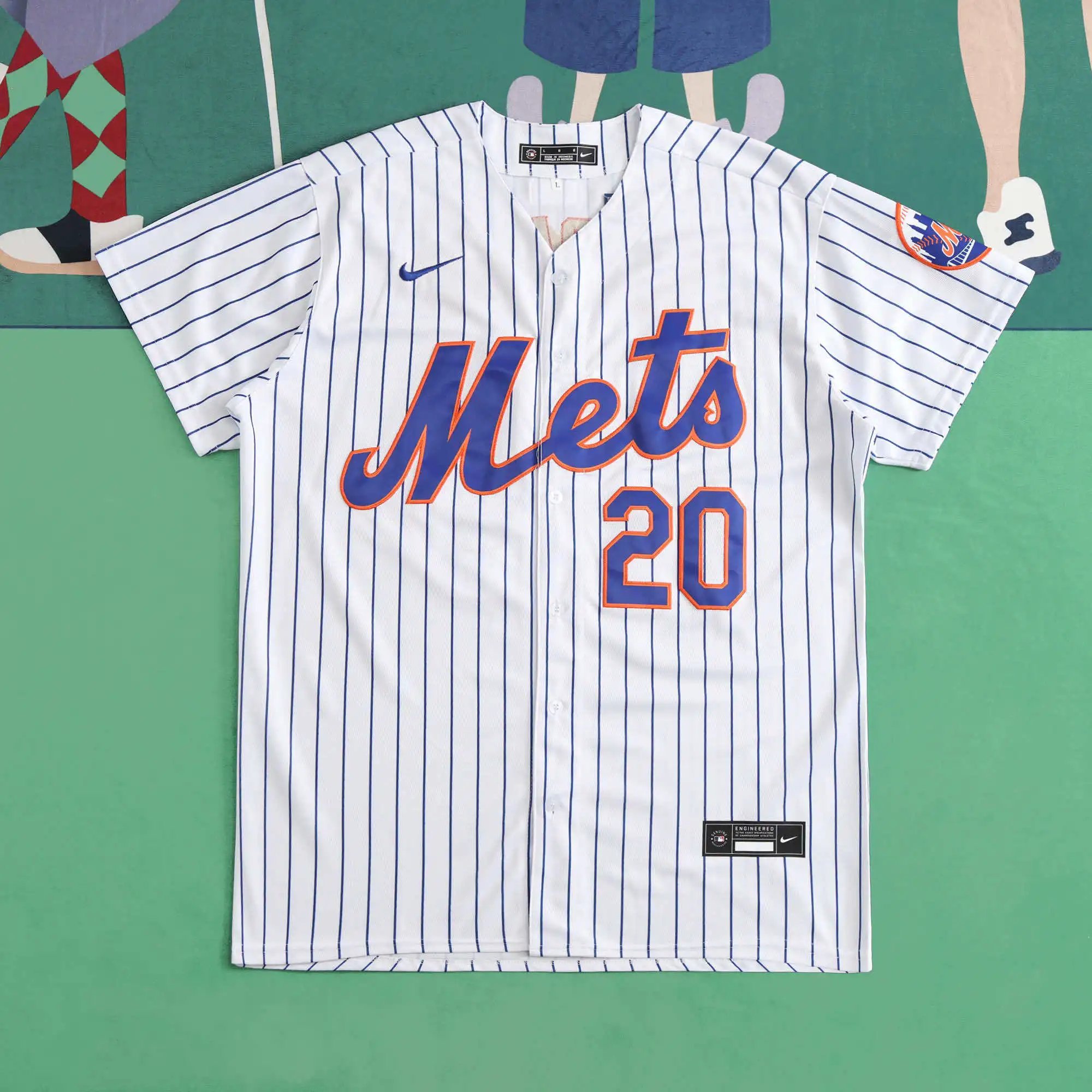 MLB New York Mets 20NO（定制信息请在下单时备注，发消息不算）