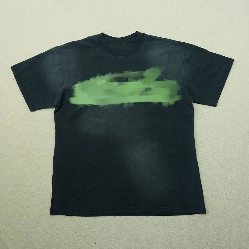 Tree Print Graffiti Short Sleeve T-Shirt